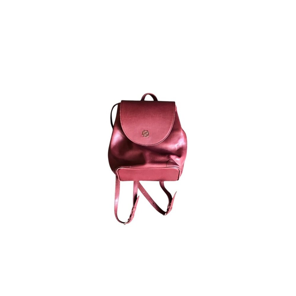 Dominie Red Leather BookBag